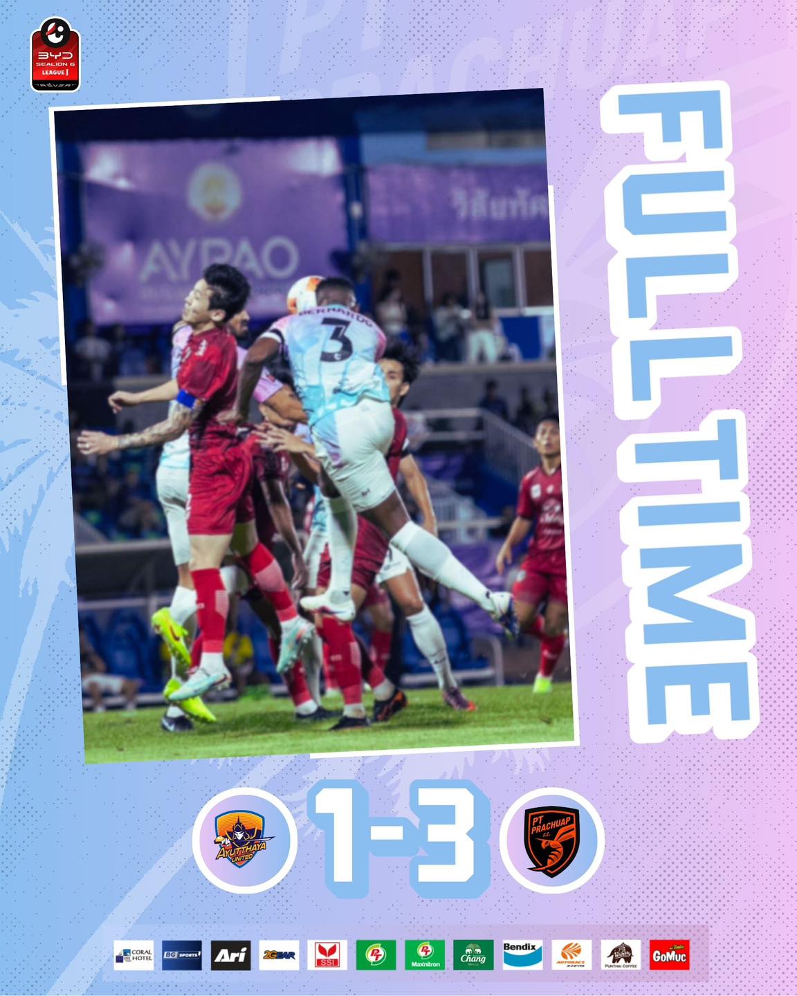 Ayutthaya United vs Prachuap