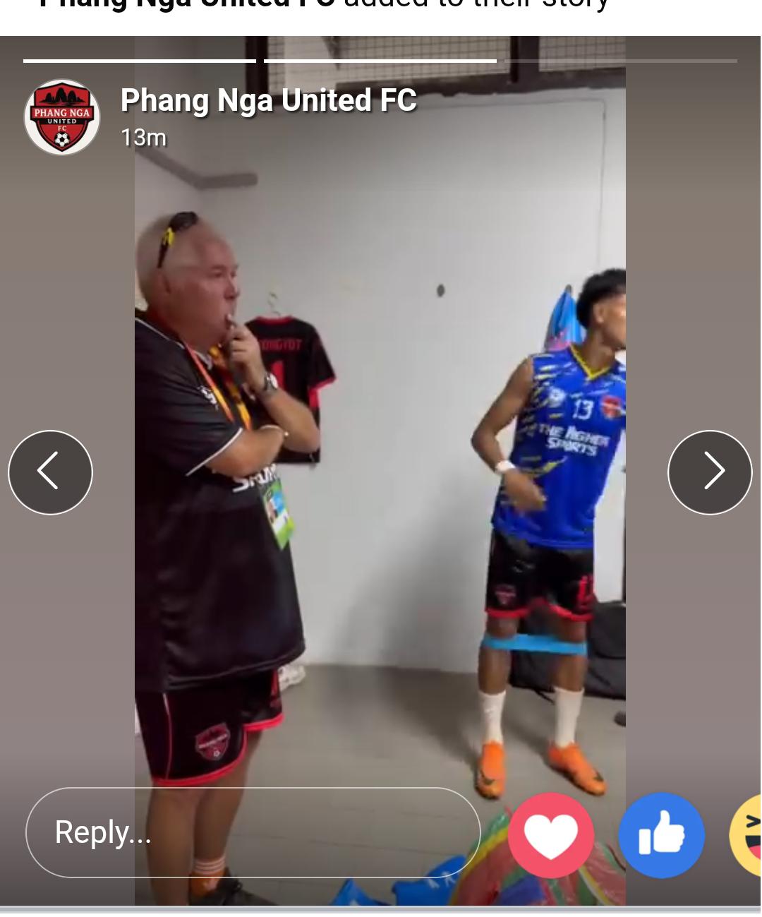 Phangnga United Match Sheet