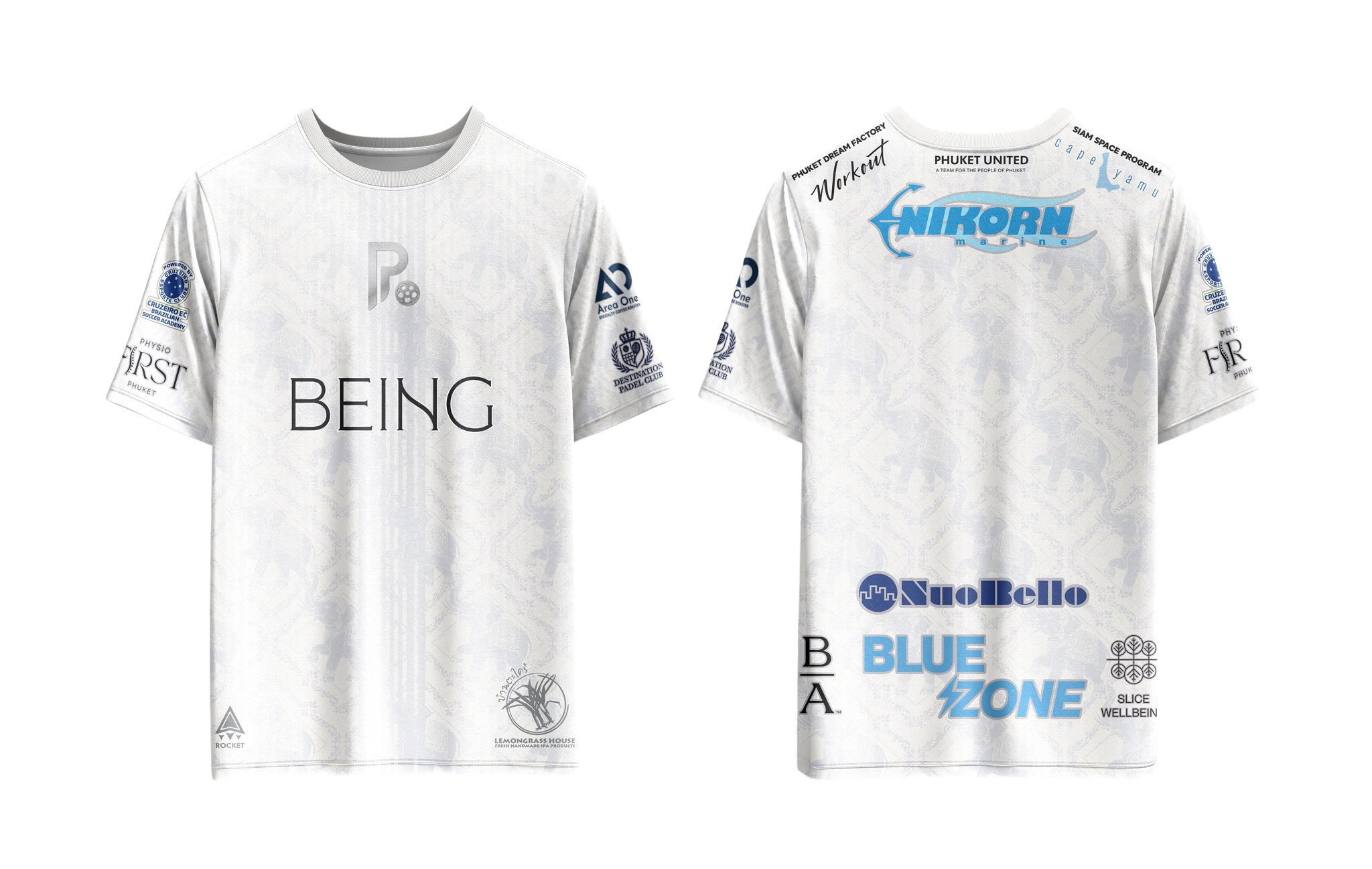 Phuket United 2026 White Home Jersey
