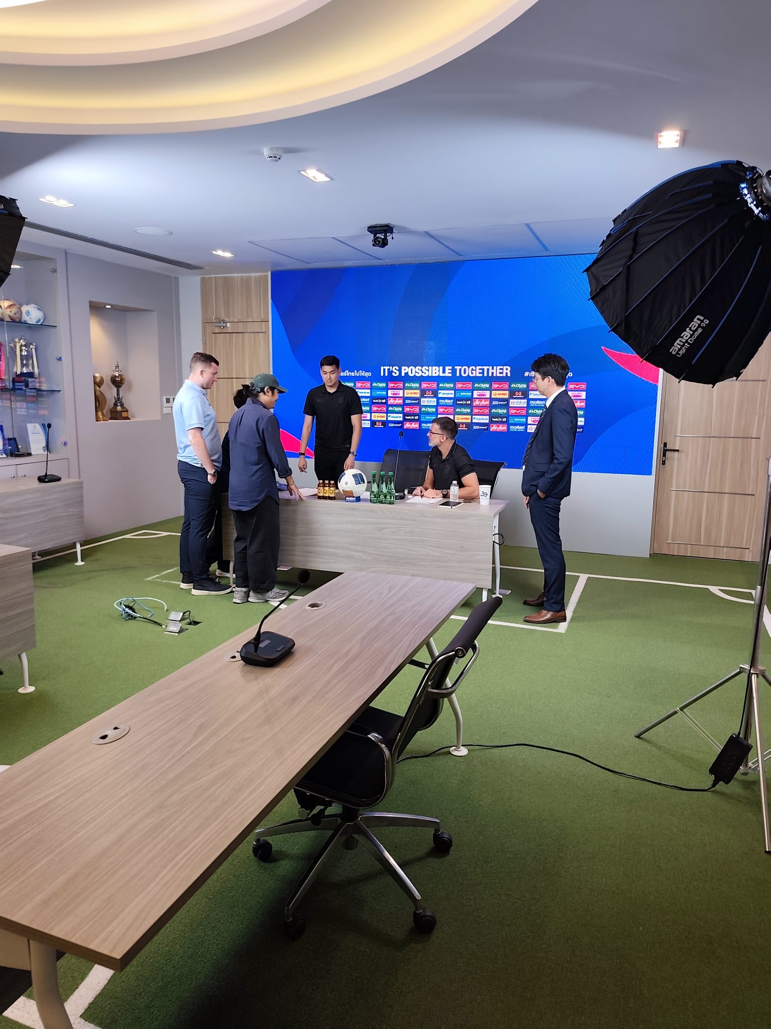 Anthony Hudson at the FA Headquarters press conference